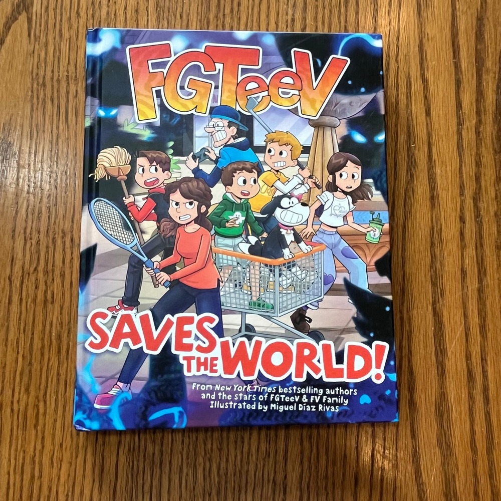 FGTeEV Saves the World Book 2021 First‎ Edition HarperCollins Kids
